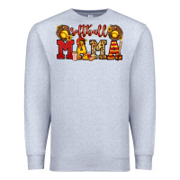 Heather Grey softball mama Premium Sweatshirt - Jasminsmagicworld