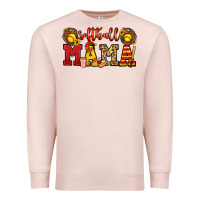 Pale Pink softball mama Premium Sweatshirt - Jasminsmagicworld