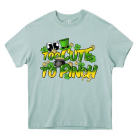Arona Too cute to pinch St. Patrick's Day Heavy Core Tee - HowdyJamesFarm
