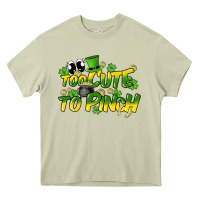 Mossy Too cute to pinch St. Patrick's Day Heavy Core Tee - HowdyJamesFarm