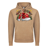Vintage Coffee merry Christmas santa Vintage Hoodie - CowhideDigitalArt