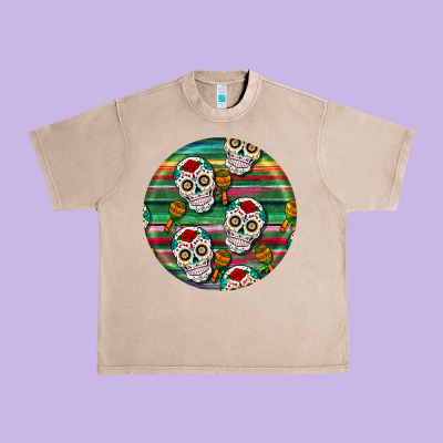 Hispanic Heritage Month Round Earrings 4 Urban Heavy Tee Designed By Bundleandbundleshop
