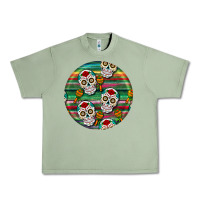 Oil Green hispanic heritage month round earrings 4 Urban Heavy Tee - BundleAndBundleShop