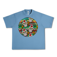 Pebble Blue hispanic heritage month round earrings 4 Urban Heavy Tee - BundleAndBundleShop
