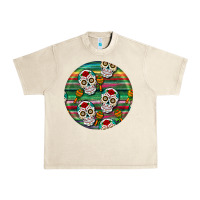 Sandshell hispanic heritage month round earrings 4 Urban Heavy Tee - BundleAndBundleShop