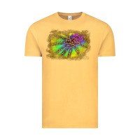 Vintage Mustard colorful glitter leopard background Vintage Tee - RanaPortraitStore