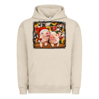Pigment French Oak christmas pigs Urban Hoodie - Jasminsmagicworld
