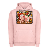 Pigment Salmon christmas pigs Urban Hoodie - Jasminsmagicworld