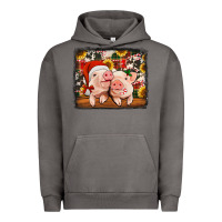 Pigment Tornado christmas pigs Urban Hoodie - Jasminsmagicworld