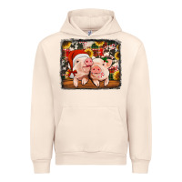 Sandshell christmas pigs Urban Hoodie - Jasminsmagicworld