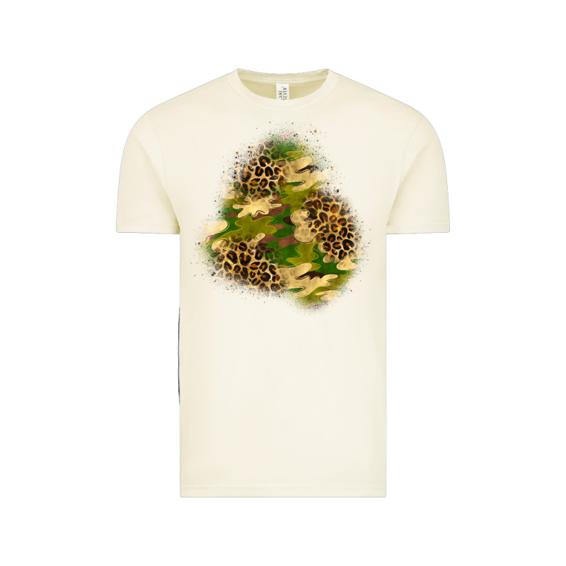 Camouflage And Leopard Patch  3 Vintage Tee by BundleAndBundleShop | Teevron