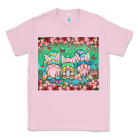 Bubblegum Pink Easter gnomes Classic Tee - OliviaCreatesArt