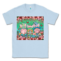 Dusty Blue Easter gnomes Classic Tee - OliviaCreatesArt