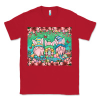 Red Easter gnomes Classic Tee - OliviaCreatesArt