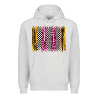 Dove Grey race leopard brush stroke Premium Hoodie - Artiststas