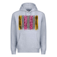 Heather Grey race leopard brush stroke Premium Hoodie - Artiststas