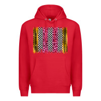 Red race leopard brush stroke Premium Hoodie - Artiststas