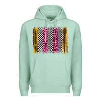 Seafoam race leopard brush stroke Premium Hoodie - Artiststas
