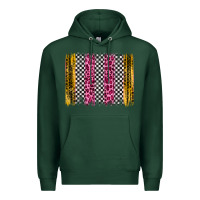 Sports Green race leopard brush stroke Premium Hoodie - Artiststas