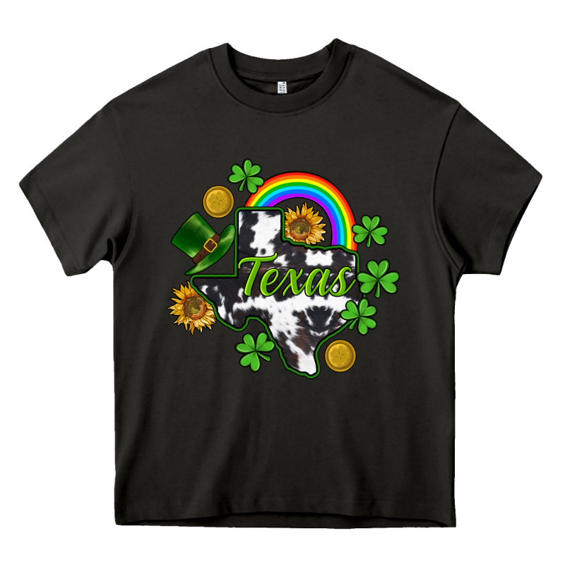 Texas Map St. Patrick's Heavy Core Tee by CowGirlArtShop | Teevron