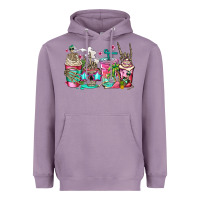 Lavender skeleton summer coffee cups Heavyweight Hoodie - Jasminsmagicworld
