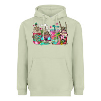 Matcha skeleton summer coffee cups Heavyweight Hoodie - Jasminsmagicworld
