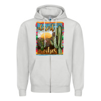 Desert Vibes Zipper Hoodie | Teevron