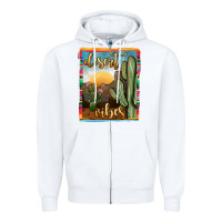 White desert vibes Zipper Hoodie - JahusDesignShop