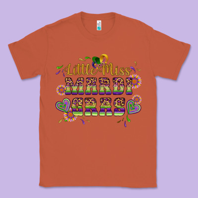 Little Miss Mardi Gras Classic Tee Designed By Artiststas