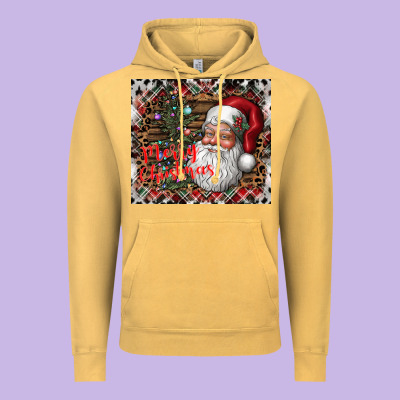Merry Christmas Vintage Hoodie Designed By Cowhidedigitalart
