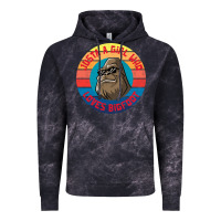 Cloud Black Retro Sunset Just A Girl Who Loves Bigfoot Vintage Hoodie - artisFamous