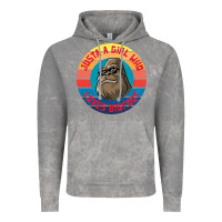 Cloud Rock Retro Sunset Just A Girl Who Loves Bigfoot Vintage Hoodie - artisFamous