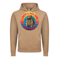 Vintage Coffee Retro Sunset Just A Girl Who Loves Bigfoot Vintage Hoodie - artisFamous