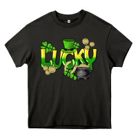 Asphalt Lucky St. Patrick's Day Heavy Core Tee - HowdyJamesFarm