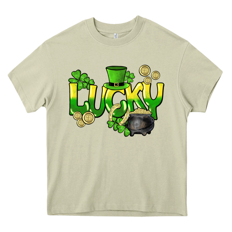 Lucky St. Patrick's Day Heavy Core Tee by HowdyJamesFarm | Teevron