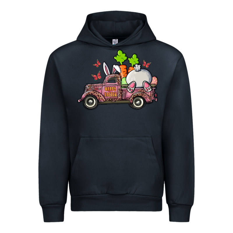 Happy Easter Pink Truck With Bunny Urban Hoodie by RanaPortraitStore | Teevron