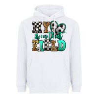 White my heart is on that field soccer Heavyweight Hoodie - Jasminsmagicworld
