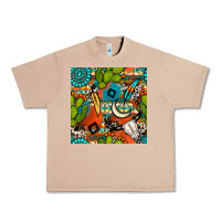 Burro western cactus aztec seamless pattern Urban Heavy Tee - BundleAndBundleShop