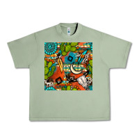 Oil Green western cactus aztec seamless pattern Urban Heavy Tee - BundleAndBundleShop