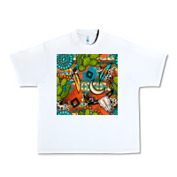 White western cactus aztec seamless pattern Urban Heavy Tee - BundleAndBundleShop