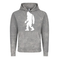 Cloud Rock bigfoot walking silhouette Vintage Hoodie - artisFamous