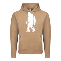 Vintage Coffee bigfoot walking silhouette Vintage Hoodie - artisFamous