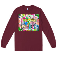 Burgundy Lets Get Loaded Mouse Pad Long Sleeve Tee - CowhideDigitalArt