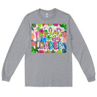 Heather Grey Lets Get Loaded Mouse Pad Long Sleeve Tee - CowhideDigitalArt
