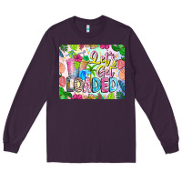 Plum Lets Get Loaded Mouse Pad Long Sleeve Tee - CowhideDigitalArt