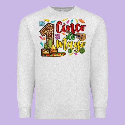 My First Cinco De Mayo Premium Sweatshirt Designed By Ranaportraitstore