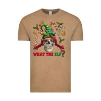 Vintage Coffee what the elf skull Vintage Tee - FaDigitalArtStudio