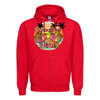 Red summer vibes2 Zipper Hoodie - JahusDesignShop