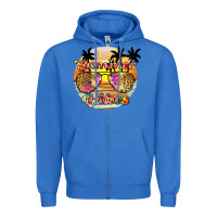 True Royal summer vibes2 Zipper Hoodie - JahusDesignShop