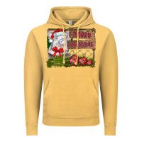 Vintage Mustard merry Christmas pig Vintage Hoodie - CowhideDigitalArt